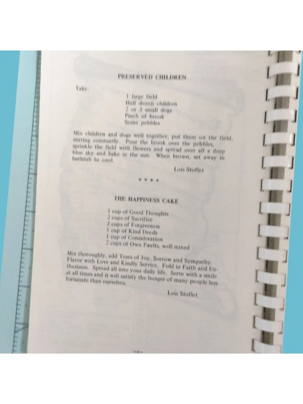 Spiral Bound Cookbook Keatington Womens Club Happy Cooker 1976 Lake Orion MI
